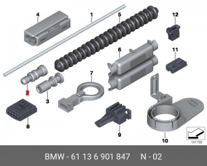 Деталь 61 13 6 901 847 BMW