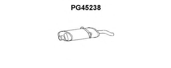 Глушитель выхлопных газов конечный PG45238 VENEPORTE