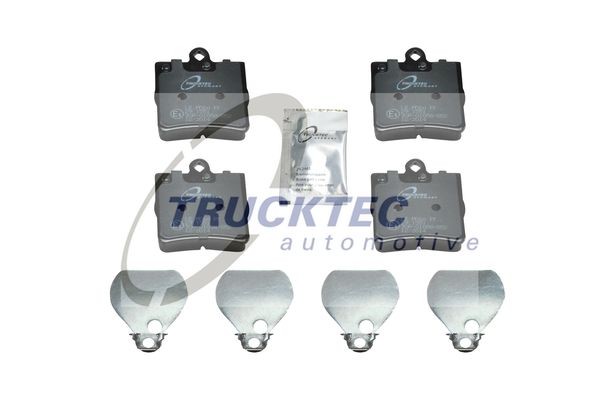 Комплект тормозных колодок, диско 02.35.107 TRUCKTEC