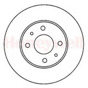 Тормозной диск 561083B BENDIX JURID