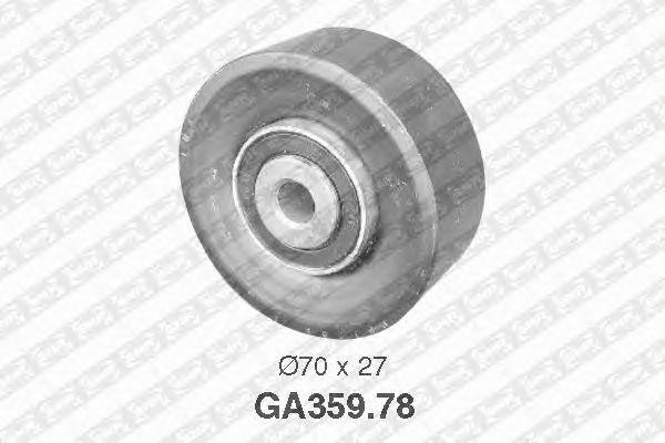 Натяжной ролик, поликлиновой  ремень GA359.78 NTN SNR