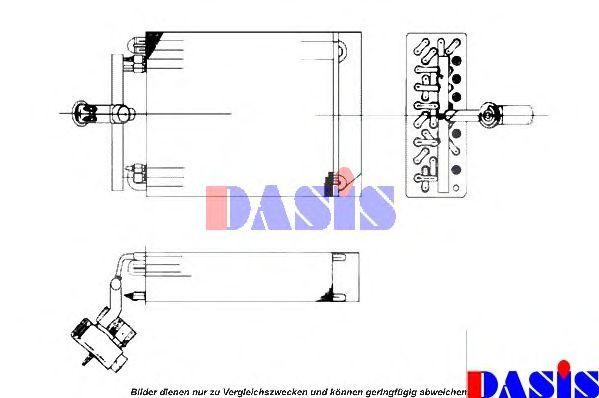 Испаритель, кондиционер 820004N AKS DASIS