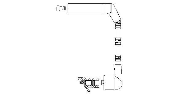 Провод зажигания 3A40H83 BREMI
