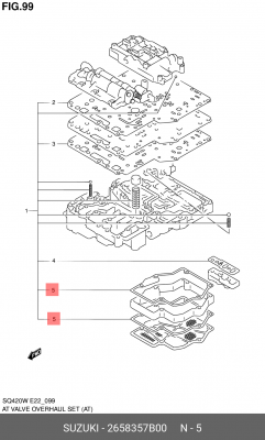 Деталь 26583-57B00 SUZUKI