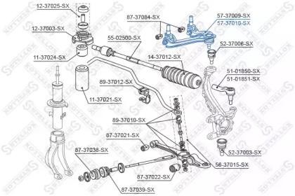 Рычаг подвески 57-37010-SX STELLOX