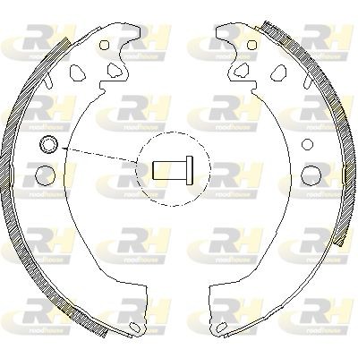 Комплект тормозных колодок 450200 ROADHOUSE