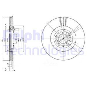 Тормозной диск BG3528 DELPHI