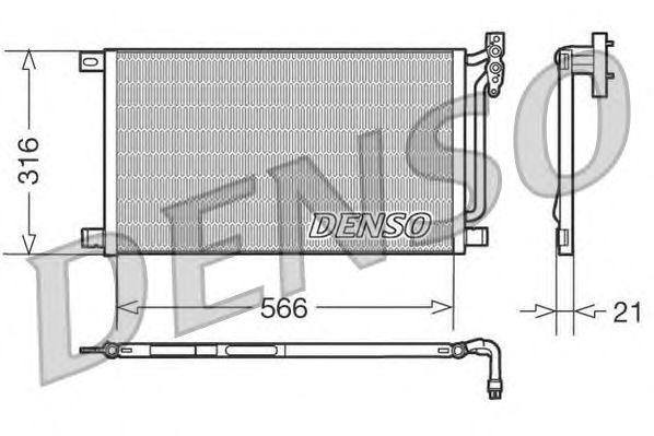 Конденсатор, кондиционер DCN05003 DENSO