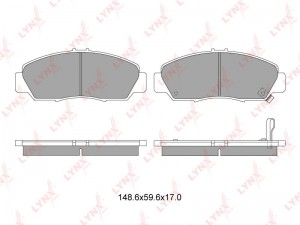 Колодки тормозные дисковые BD-3411 LYNXAUTO