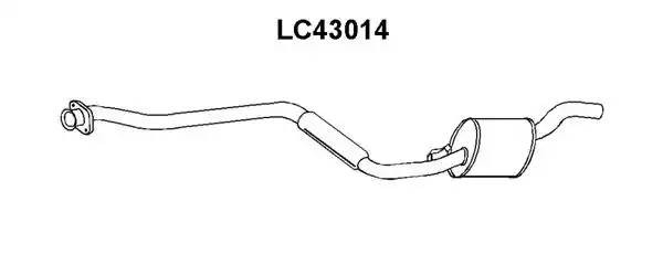Предглушитель выхлопных газов LC43014 VENEPORTE