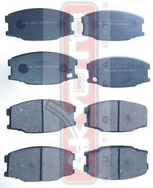 Колодки тормозные дисковые AKD-3407 AKYOTO