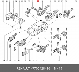 Деталь 7700428416 RENAULT