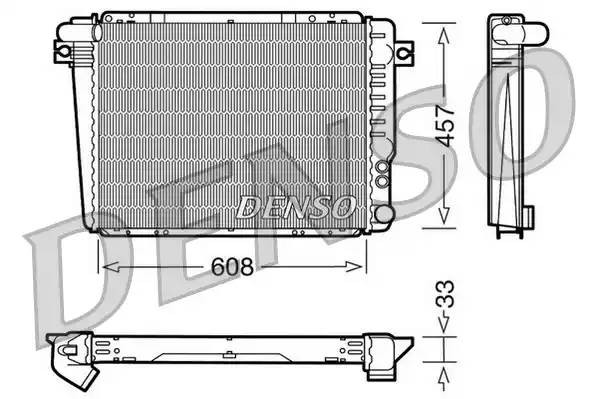 Радиатор, охлаждение двигател DRM05072 DENSO