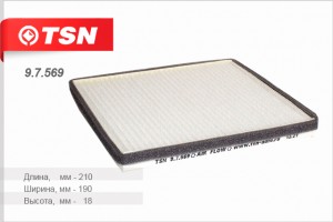 Фильтр салона 9.7.569 TSN