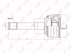 ШРУС CO-7532 LYNXAUTO