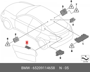 Деталь 65 20 9 114 658 BMW