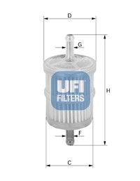 Топливный фильтр 31.011.00 UFI