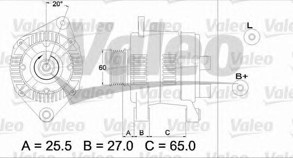 Генератор 437349 VALEO PHC