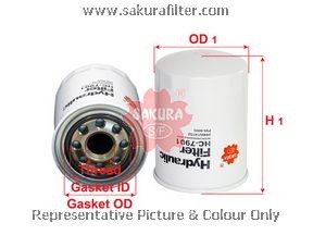 Фильтр масляный гидравлической системы HC7901 SAKURA