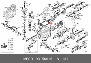 Прокладка 93156615 IVECO