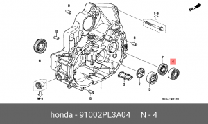 Деталь 91002PL3A04 HONDA