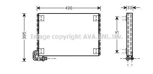 Конденсатор, кондиционер DN5227 AVA
