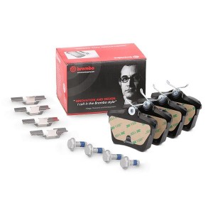 Комплект тормозных колодок, диско P61079 BREMBO