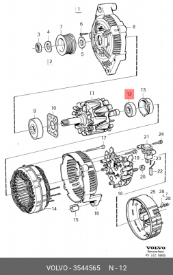 Подшипник 3544565 VOLVO