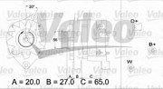 Генератор 436371 VALEO PHC