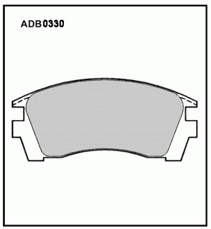 Колодки тормозные дисковые ADB0330 ALLIED NIPPON