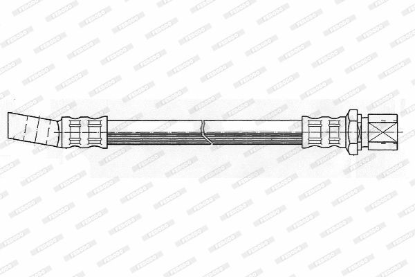 Тормозной шланг FHY2067 FERODO