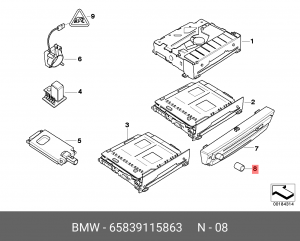 Деталь 65 83 9 115 863 BMW