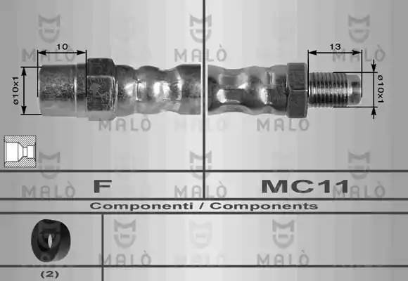 Тормозной шланг 8692 MALO