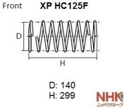 Пружина подвески XPHC125F NHK