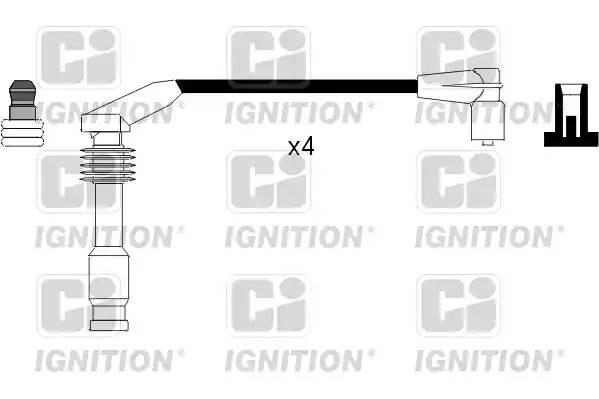 Ккомплект проводов зажигания XC1066 QUINTON HAZELL