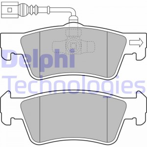 Колодки тормозные дисковые LP2087 DELPHI