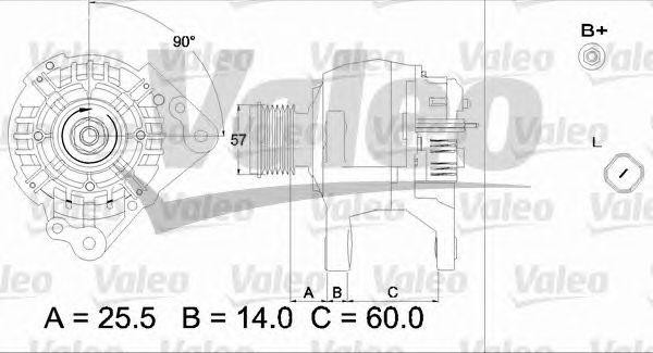 Генератор 437317 VALEO PHC