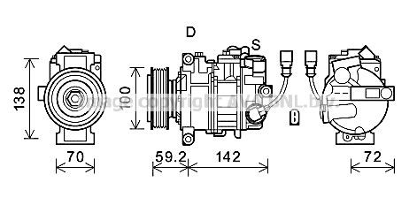 Конденсатор, кондиционер LC5063 AVA