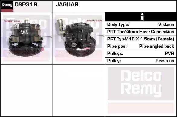 Гидравлический насос, рулевое управление DSP319 DELCO REMY