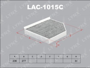Фильтр салона LAC-1015C LYNXAUTO