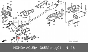 Лямбда-зонд 36531PNEG01 HONDA