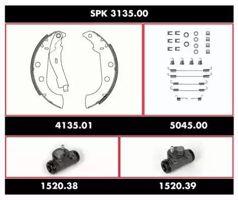 Комплект тормозных колодок SPK 3135.00 REMSA
