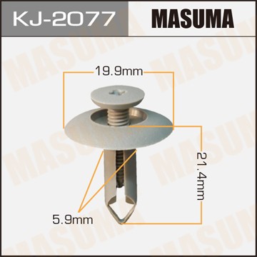 Клипса крепежная KJ2077 MASUMA