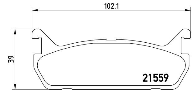 Комплект тормозных колодок, диско P49015 BREMBO