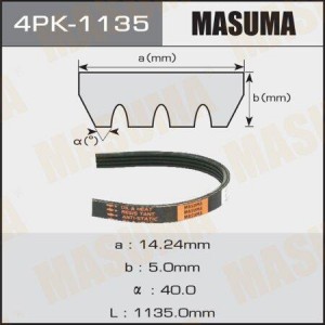 Ремень приводной 4PK-1135 MASUMA