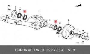 Деталь 91053679004 HONDA