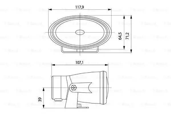 Фара головного света 0 986 310 520 BOSCH
