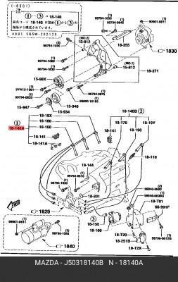 Деталь J50318140B MAZDA