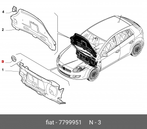 Деталь 7799951 ALFA FIAT LANCIA