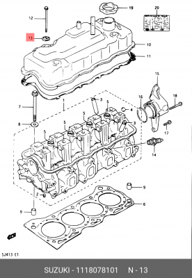 Деталь 11180-78101 SUZUKI